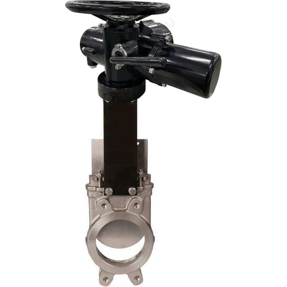 Изображение товара Задвижка DN.ru шиберная 316-316-V-2W-Fb-ОСТ Ду150 Ру16 ОСТ А, голый шток, электропривод D040-09526