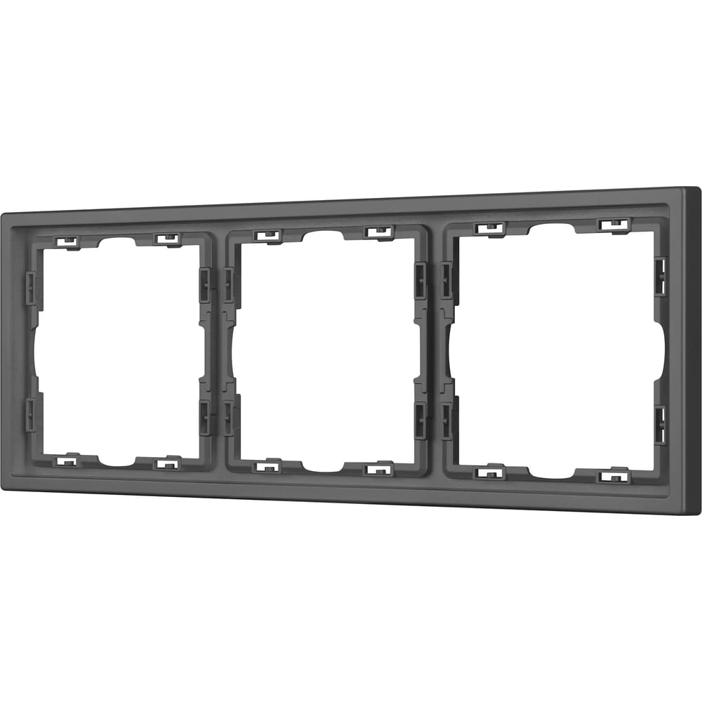 Изображение товара Пластиковая рамка Arlight FRM-NOBE-SFPL-3-GR серого цвета