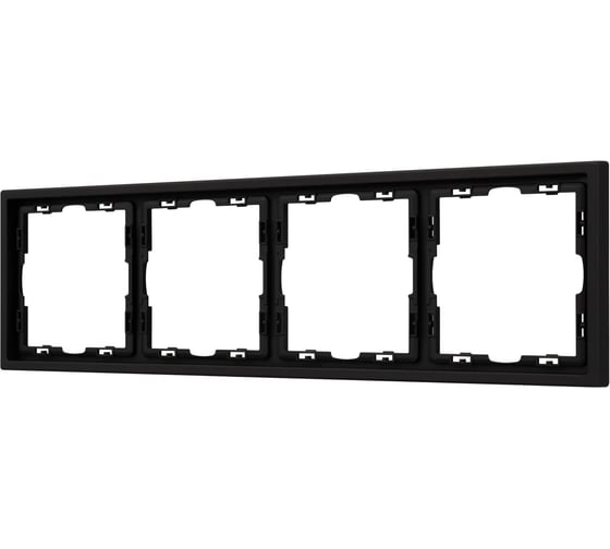 Изображение товара Рамка Arlight пластиковая FRM-NOBE-SFPL-4-BK 1шт 054224