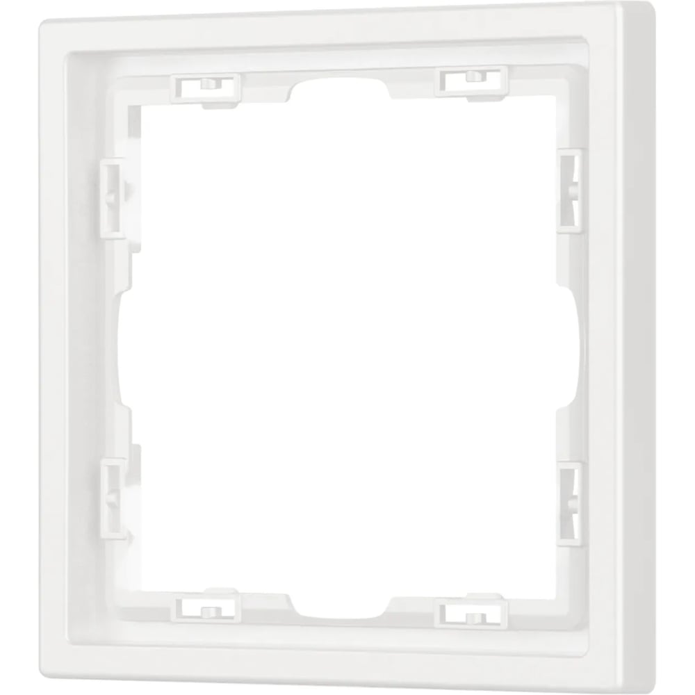 Изображение товара Пластиковая рамка Arlight FRM-NOBE-SFPL-1-WH белая