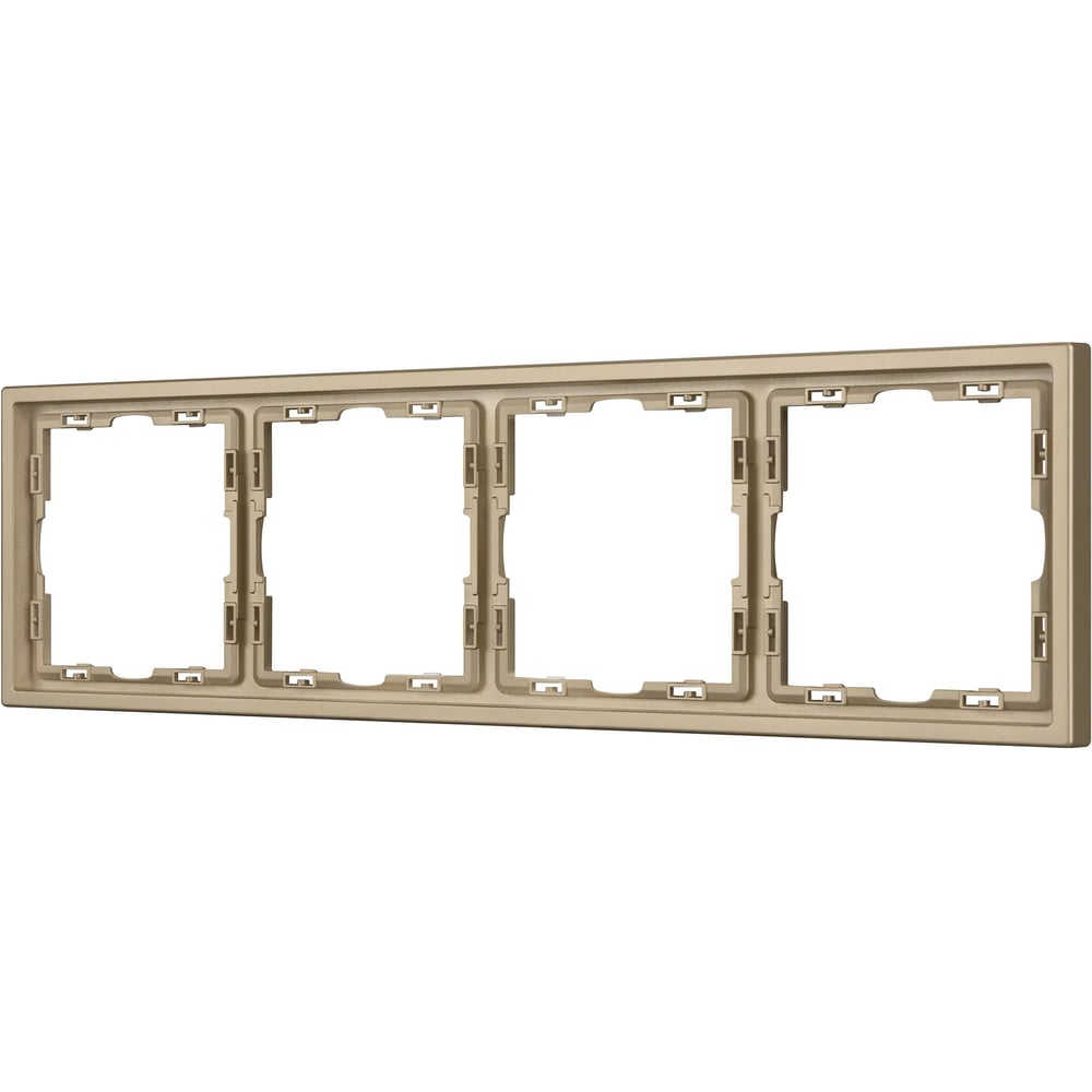 Изображение товара Рамка Arlight пластиковая FRM-NOBE-SFPL-4-GD 1шт 054225