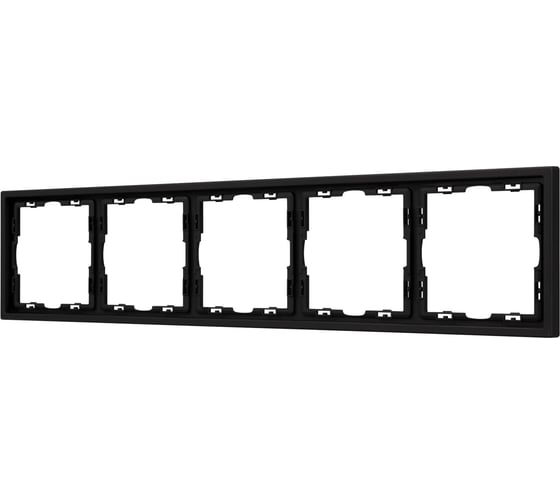Изображение товара Рамка Arlight пластиковая FRM-NOBE-SFPL-5-BK 1шт 054228