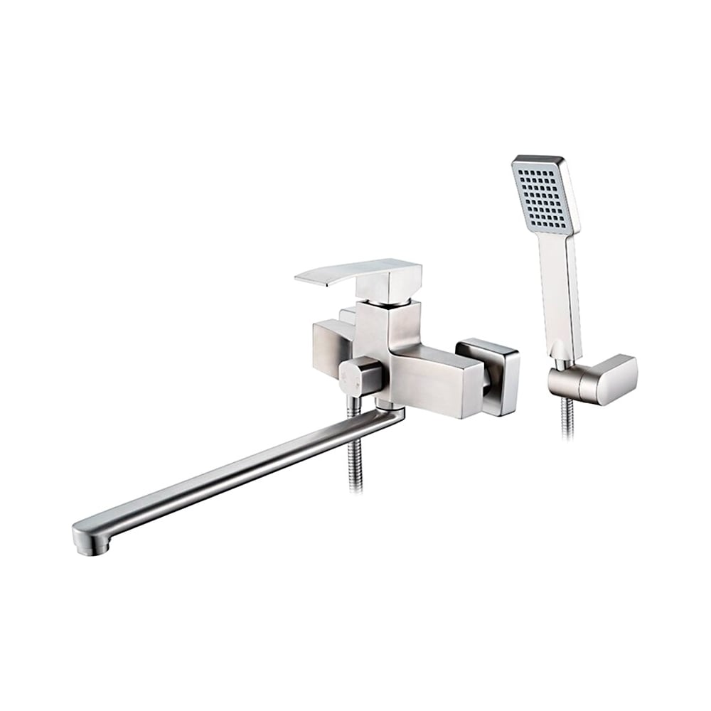 Изображение товара Смеситель для ванны Ledeme L72217 однорычажный, нержавеющая сталь, современный стиль