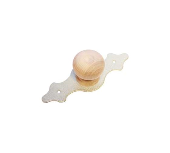 Изображение товара Ручка декоративная DOMART мод.3, без лака, белый антик 4620007785265