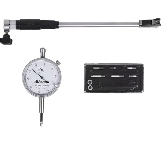 Изображение товара Нутромер индикаторный Micron НИ 18- 50 0,01 ГРСИ 85174-22 с поверкой 130633
