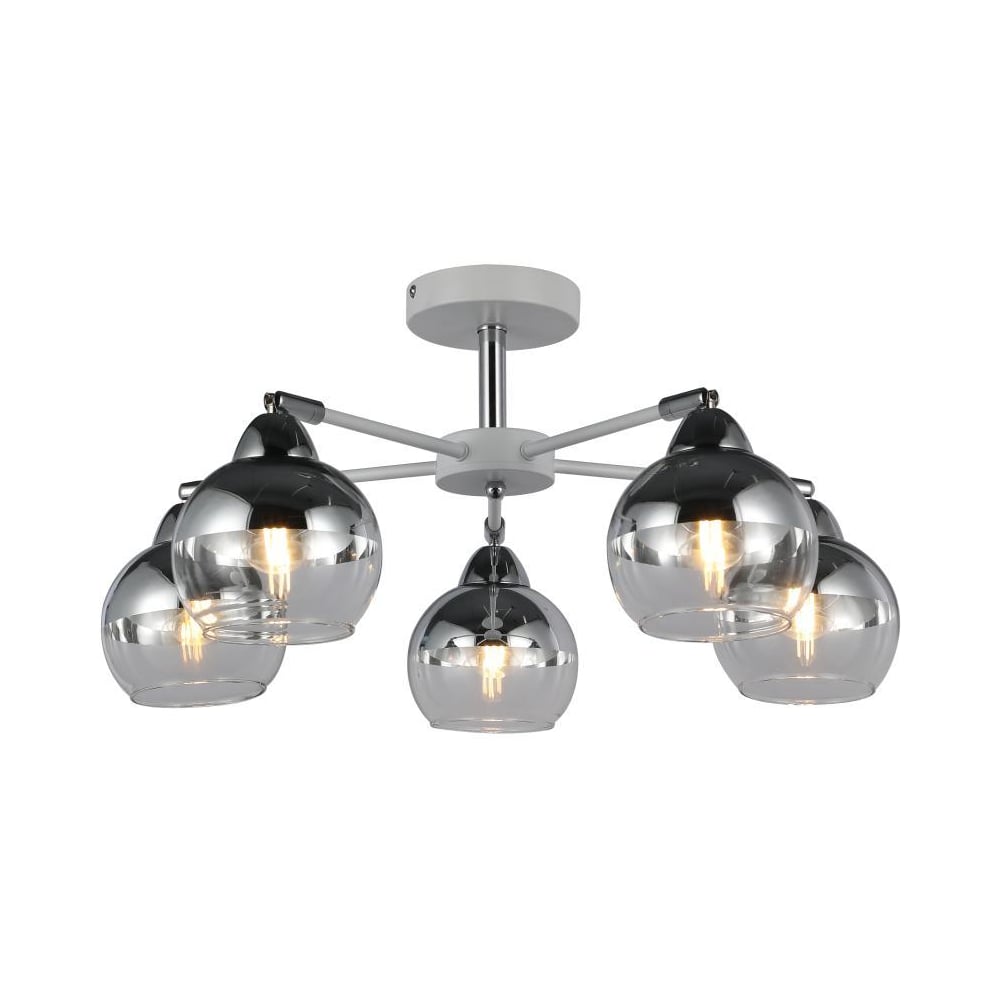 Изображение товара Люстра Freya FR5225PL-05W современная потолочная на 5 ламп E27 стиль Jasper