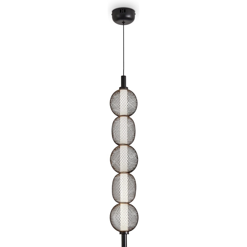 Изображение товара Подвесной светильник Freya FR6195PL-L11B современный стиль черный 150 см