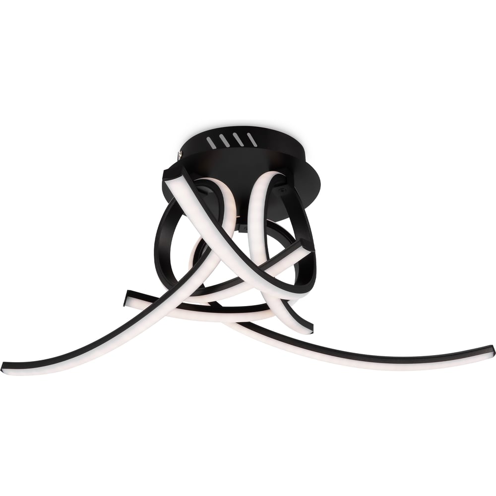 Изображение товара Потолочный светильник Freya FR6023CL-L45B современный черный с встроенными диодами 45 Вт