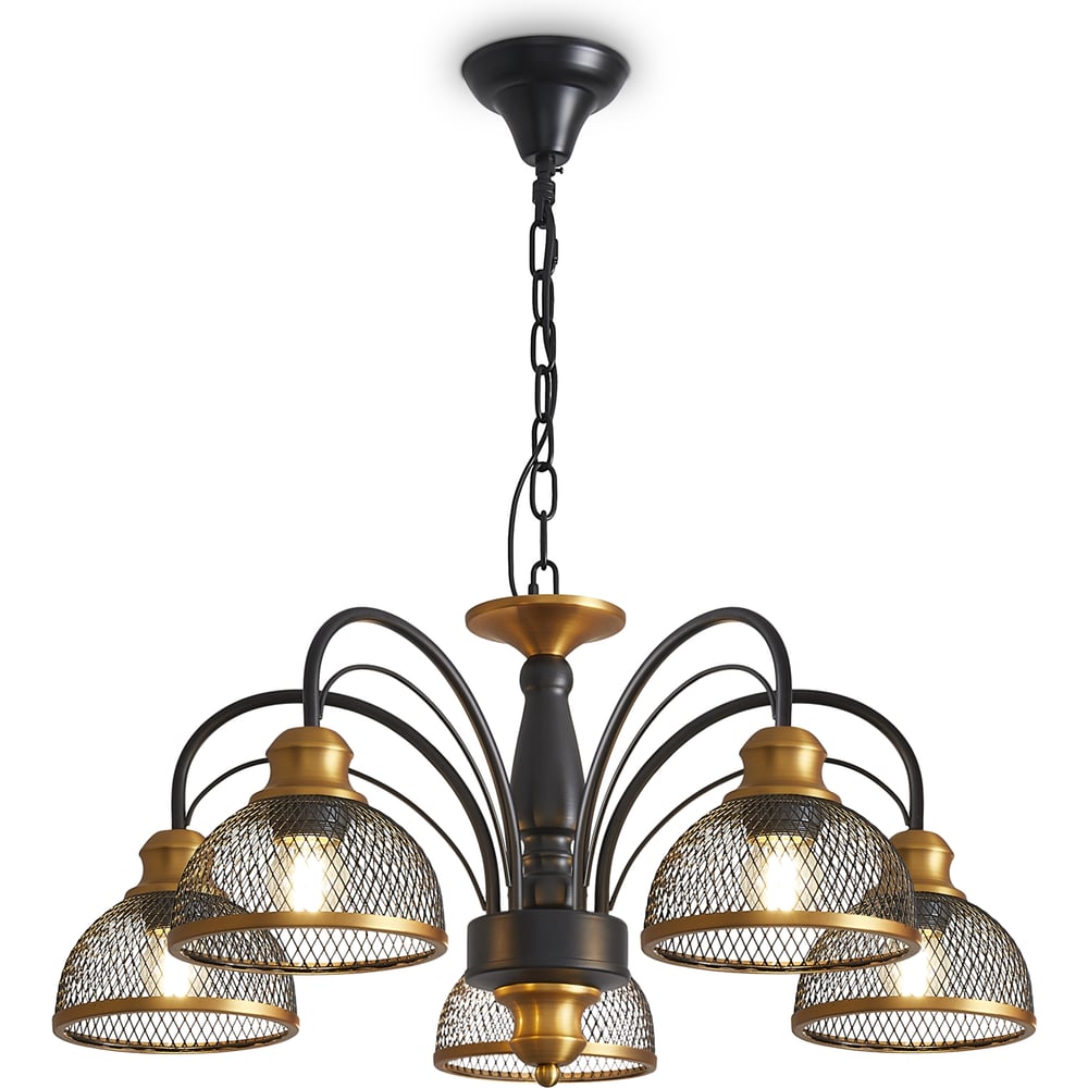 Изображение товара Люстра Freya FR5527PL-05BBZ современная подвесная металлическая с 5 лампами E27