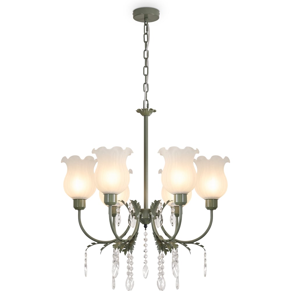 Изображение товара Люстра Freya FR5523PL-06BL современная накладная с 6 лампами для залов и гостиных