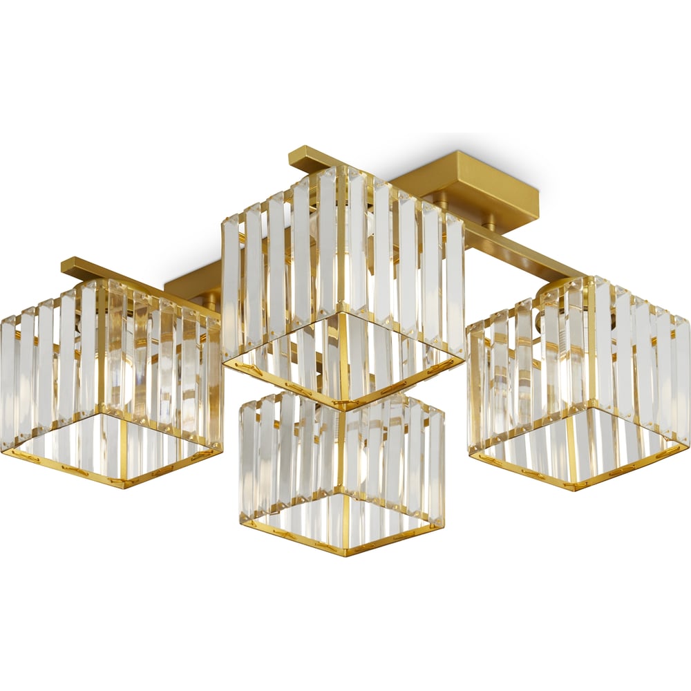 Изображение товара Люстра Freya FR5476PL-04G современная прозрачная с хрусталем золото