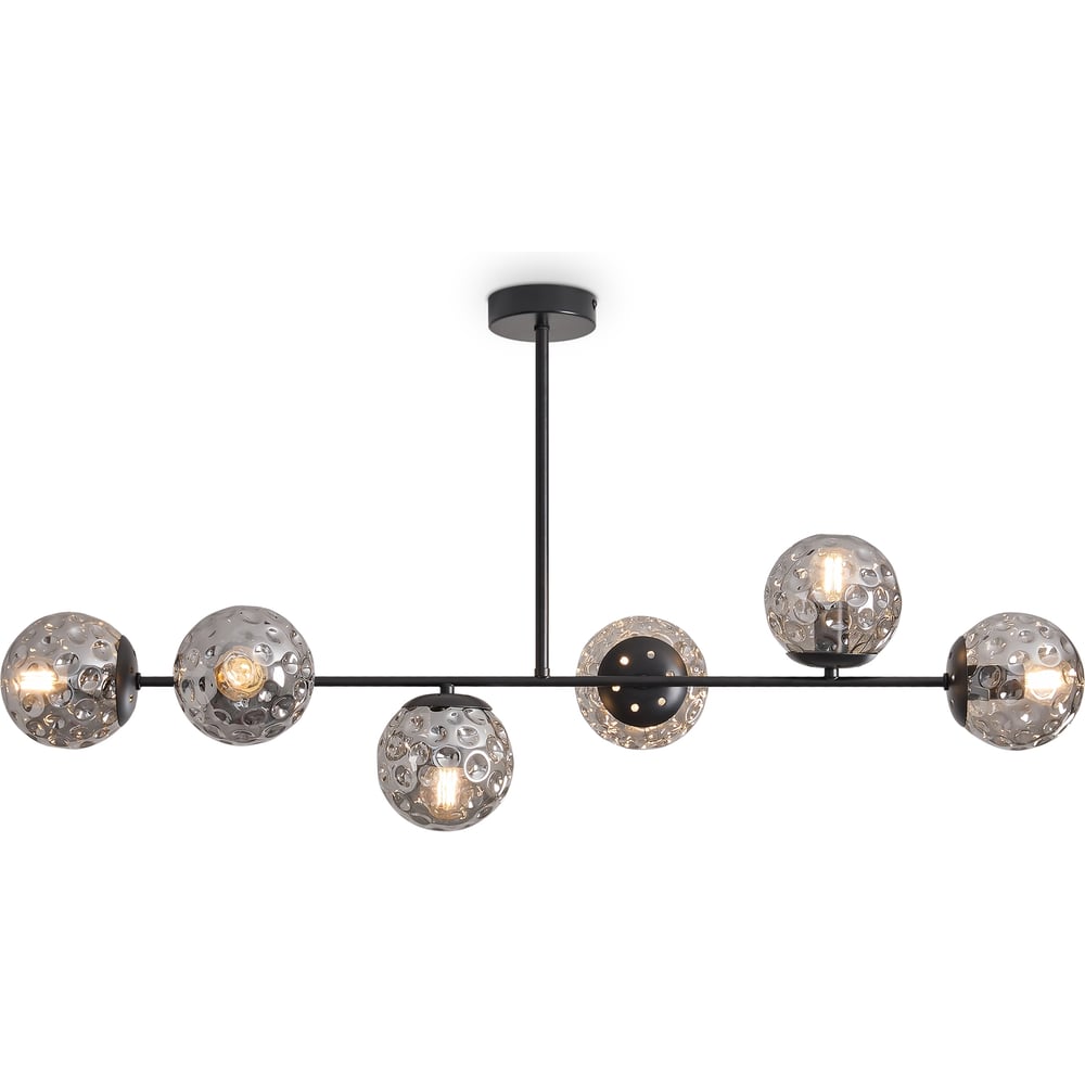 Изображение товара Люстра Freya FR5521PL-06B современная черная с 6 лампами для яркого освещения интерьера