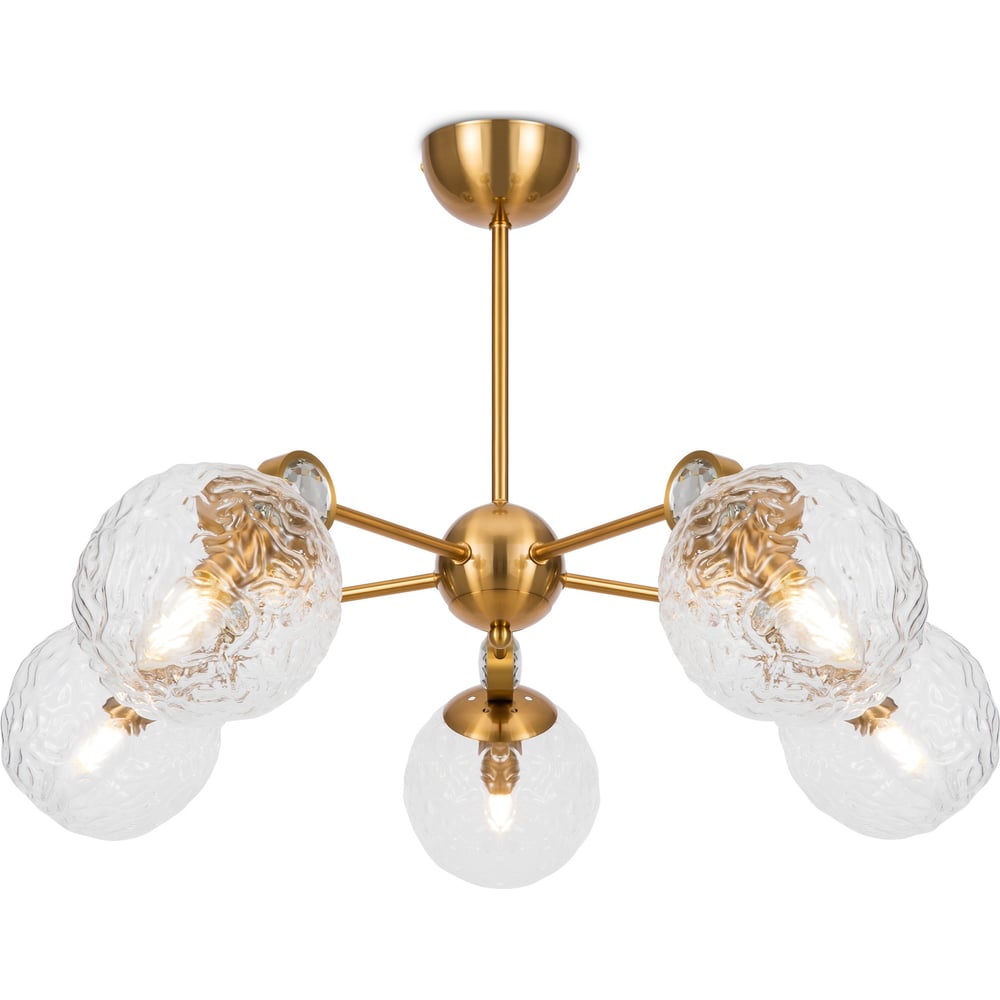 Изображение товара Люстра Freya FR5264PL-05BS современная 5 ламп стекло металл IP20