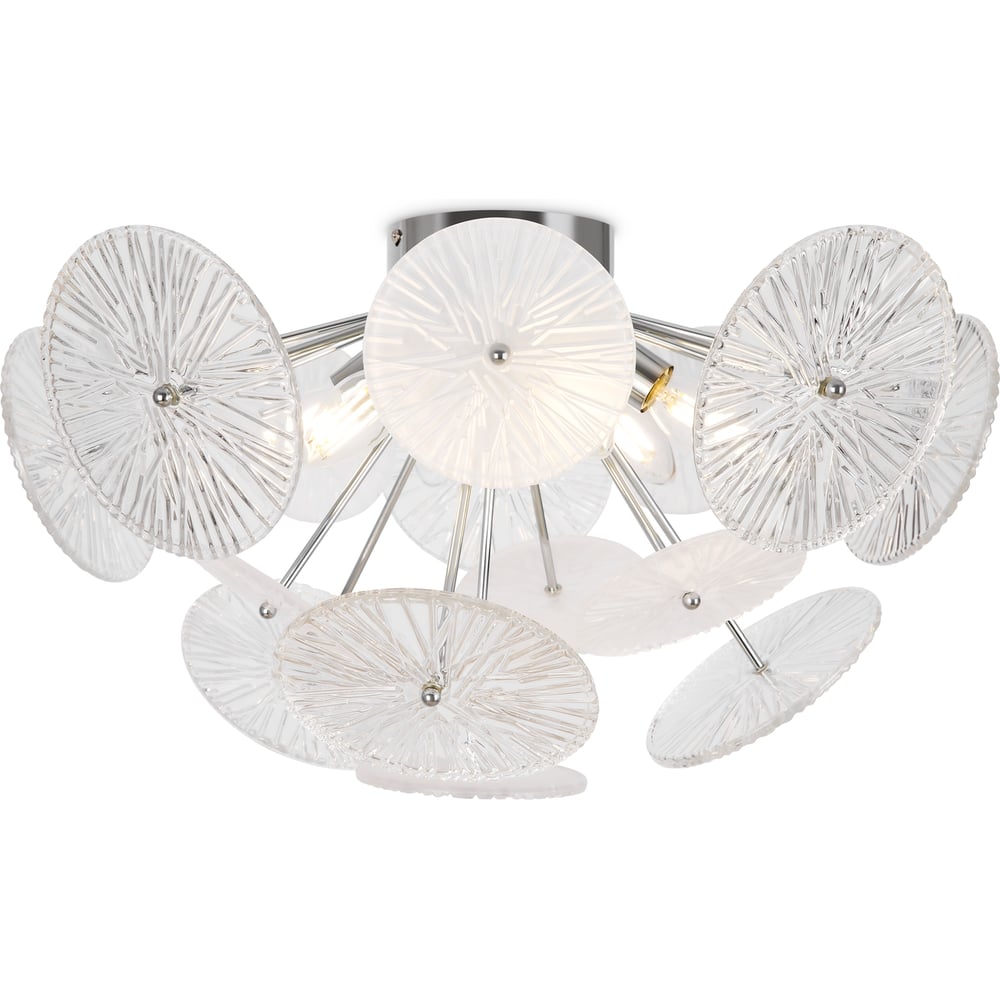 Изображение товара Люстра Freya FR5274CL-06CH современная накладная с 6 лампами светодиодными и накаливаниями