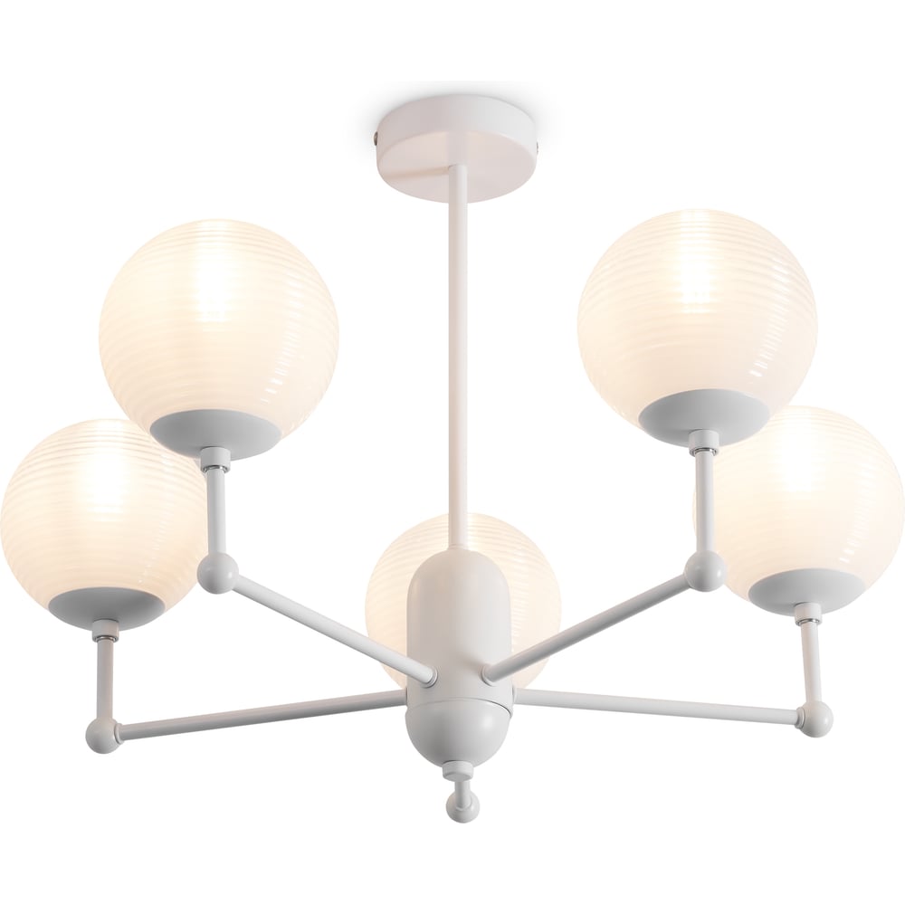 Изображение товара Люстра Freya FR5565PL-05W современная потолочная с 5 лампами белый стиль