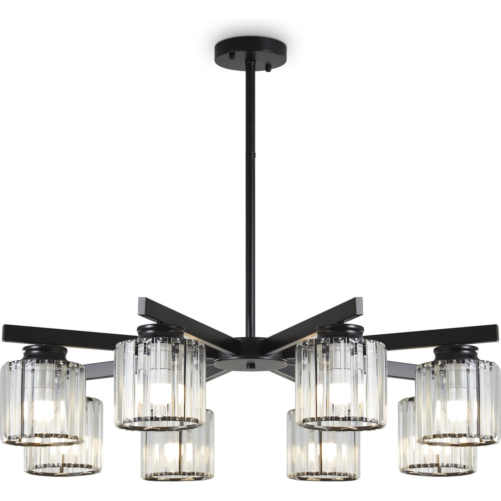 Изображение товара Люстра Freya FR5474PL-08B современная прозрачная холстовская 8 ламп