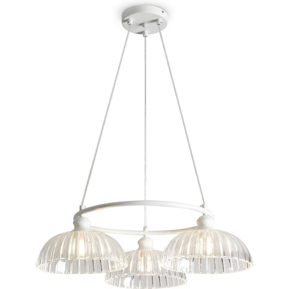 Изображение товара Люстра Freya FR2049PL-03W современная с 3 светодиодными лампами белая