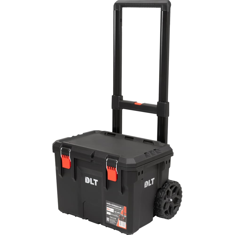 Изображение товара Кейс-тележка DLT Lite №1 для системы хранения инструментов 4043 черно-красная