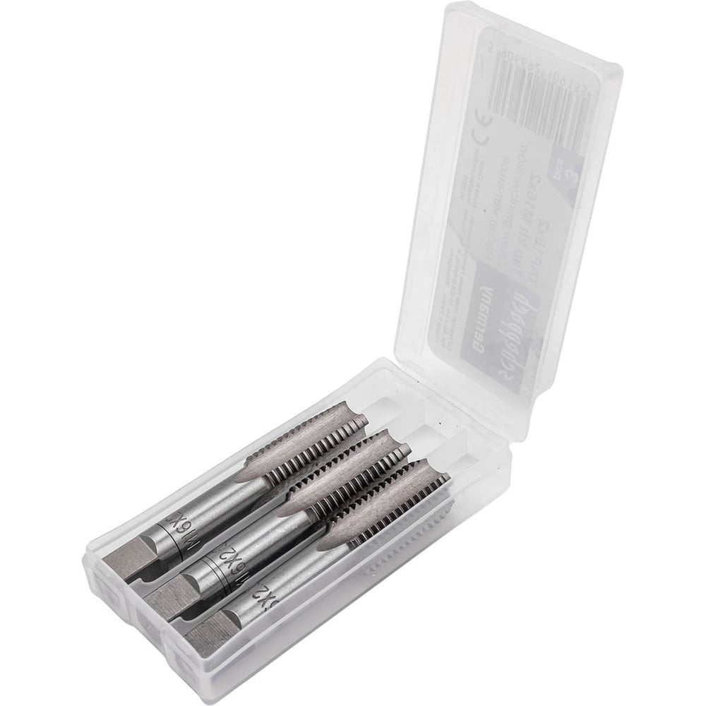 Изображение товара Метчик Scheppach M16x2 3 шт набор для резьбы по металлу