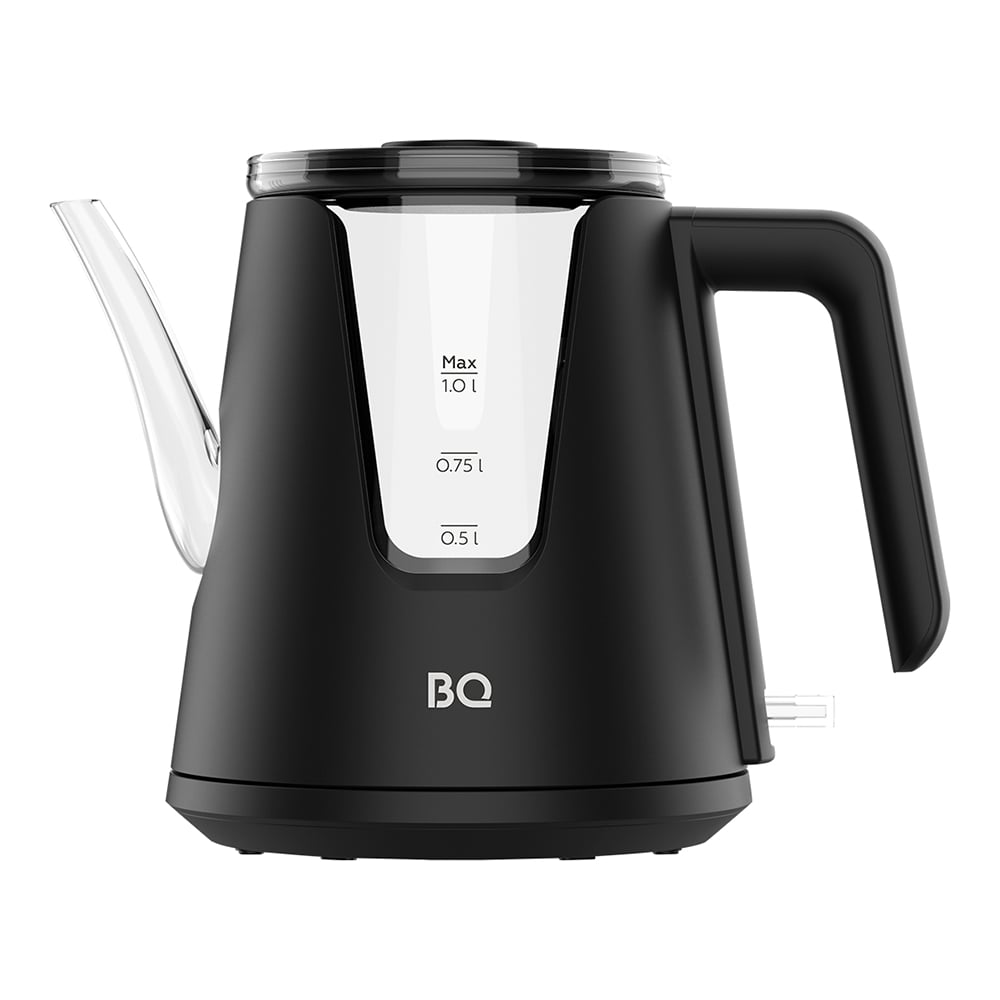 Изображение товара Электрический чайник BQ KT0046DW черный мощностью 2200 Вт объем 1 л