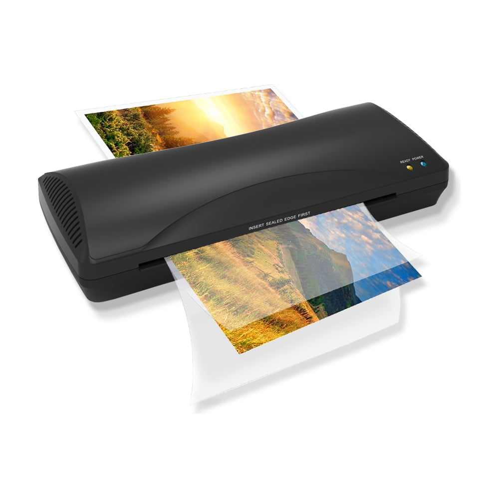 Изображение товара Ламинатор Ofitech А4 горячее холодное ламинирование цв черный OL282