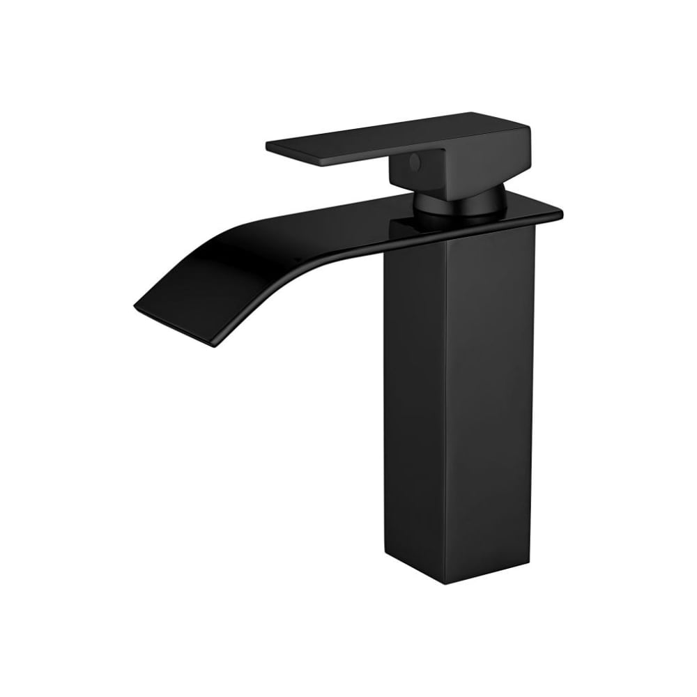 Изображение товара Смеситель для раковины Ledeme L1055B-29 черный однорычажный каскадный