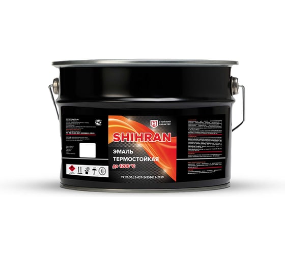 Изображение товара Эмаль термостойкая SHIHRAN КО-8101 серая RAL 7040 до +400С 10кг 00000007597
