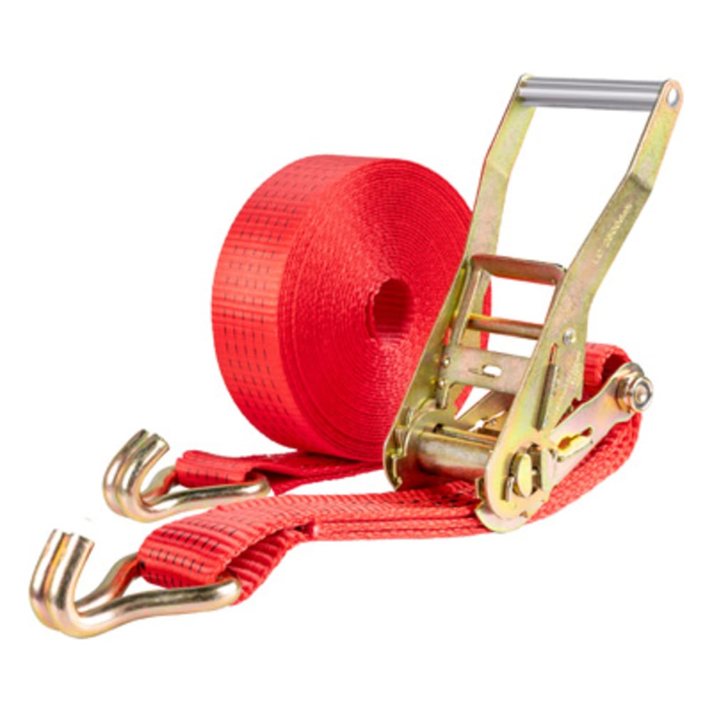 Изображение товара Стяжка груза SKYWAY 5,0т 10,0м STAFF храповый механизон, полиэстер, красная