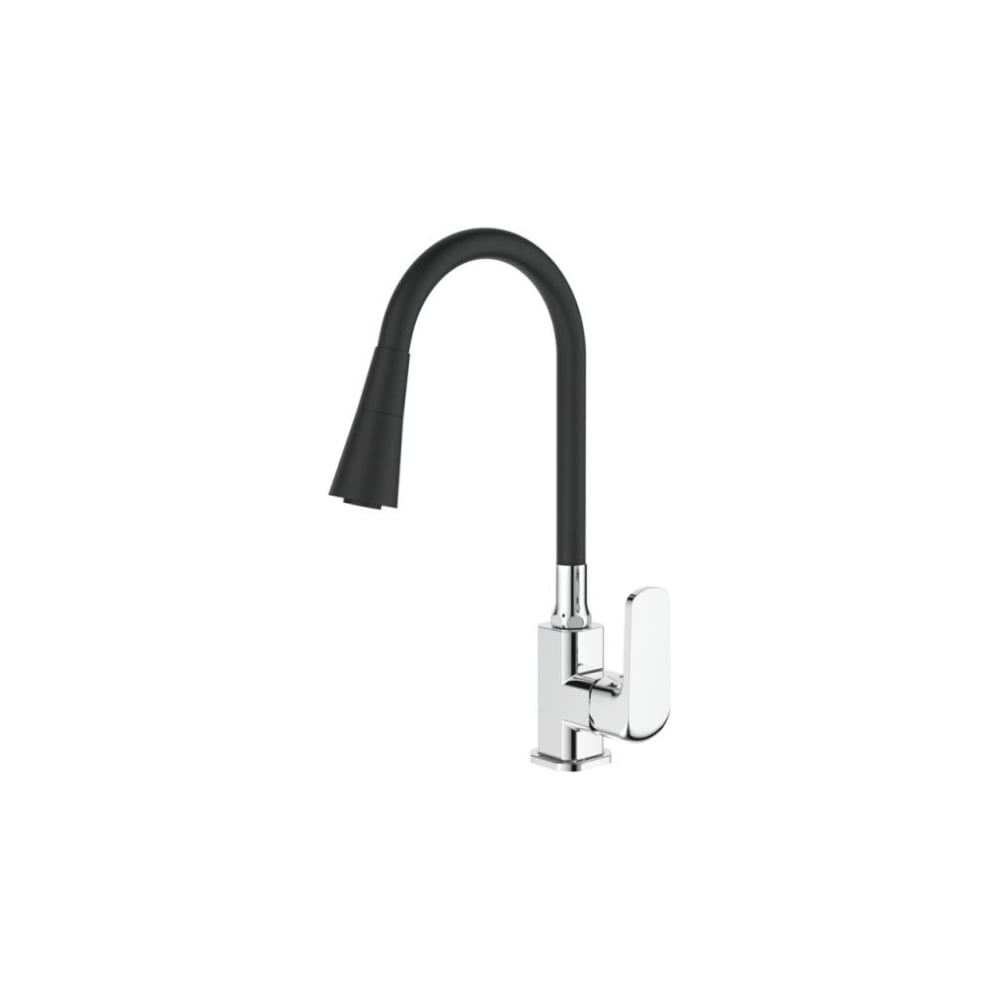 Изображение товара Смеситель для кухни Ledeme L4144-2 с гибким изливом современный дизайн