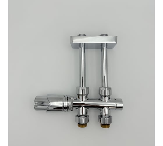 Изображение товара Комплект интегрированный VIVALDO прямой 1/2 с трубками и декоративной чашкой хром SITRVDRP-CR
