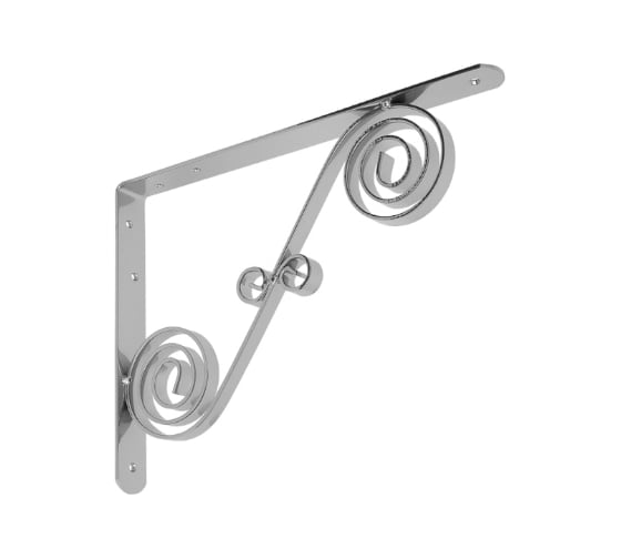 Изображение товара Кронштейн фигурный DOMART 300x225 мод.9 хром 4620031740988