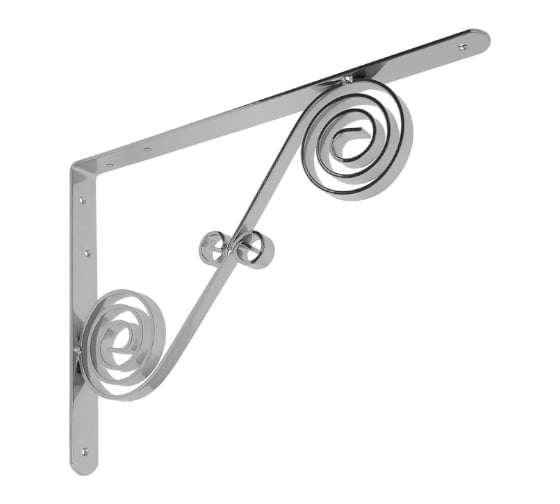 Изображение товара Кронштейн фигурный DOMART 350x250 мод.9 хром 4620031741084