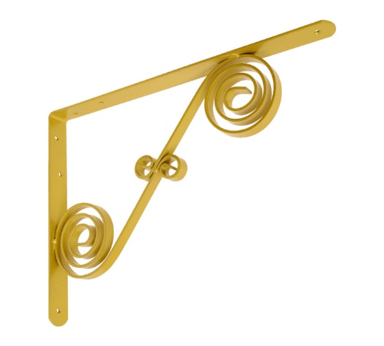 Изображение товара Кронштейн фигурный DOMART 350x250 мод.9 золото 4620031741039