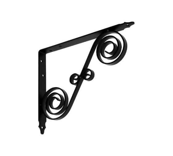 Изображение товара Кронштейн фигурный DOMART 250x200 мод.10 черный 4620031741237