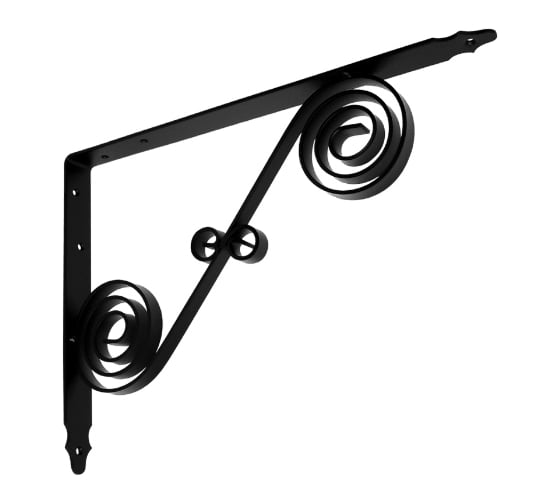 Изображение товара Кронштейн фигурный DOMART 350x250 мод.10 черный 4620031741466