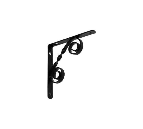 Изображение товара Кронштейн фигурный DOMART 170x170 мод.12 черный 4620031749271