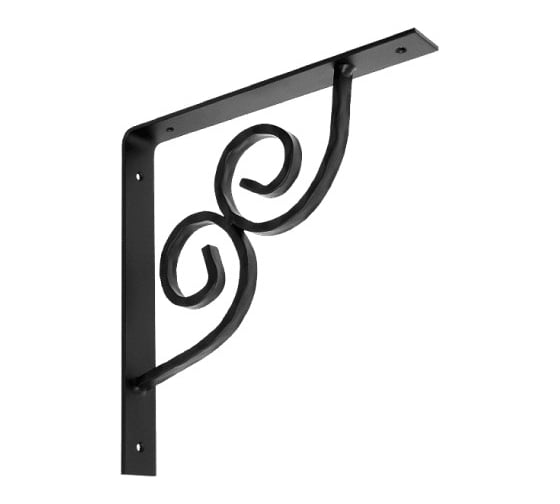 Изображение товара Кронштейн фигурный DOMART 225x225 мод.17 черный 4660046010560