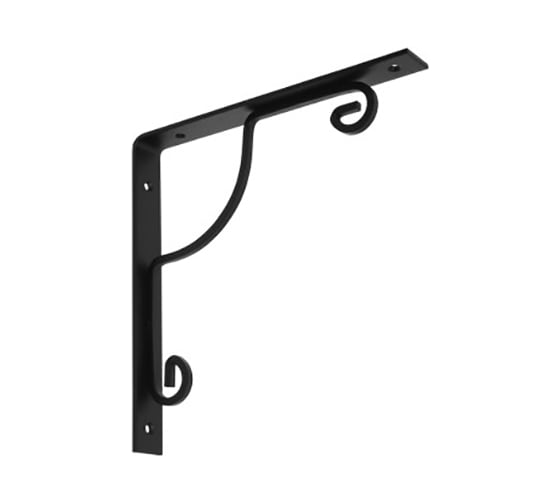 Изображение товара Кронштейн фигурный DOMART 200x200 мод.18 черный 4660046014179