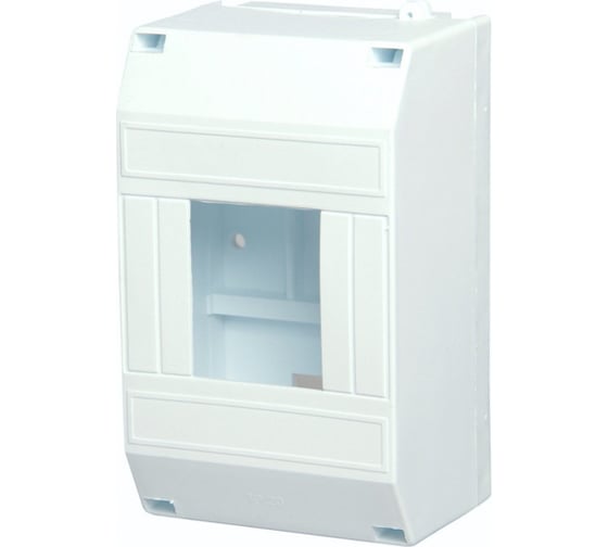 Изображение товара Пластиковый бокс REXANT КМПн 1/4 модуля IP20 белый 11-0114