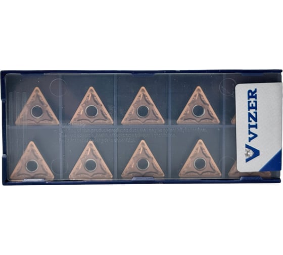 Изображение товара Упаковка 10шт. Пластина Vizer TNMG 160408 TM VP2125B (М) 16080725BV11UP