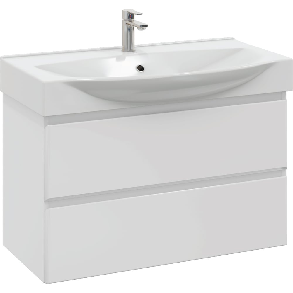 Изображение товара Тумба без раковины RUVANN TVILS 105 в ванную подвесная Т.TVILS.Э-105П