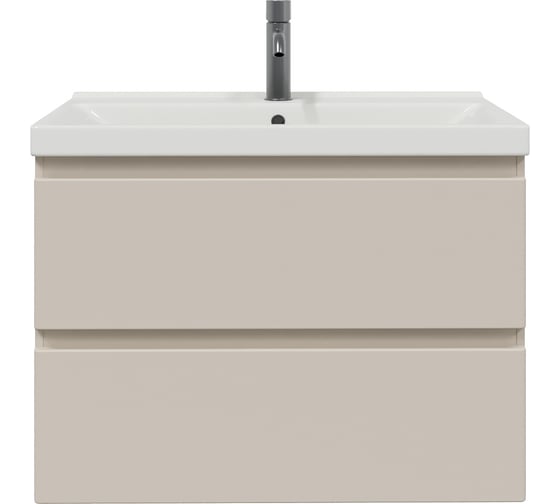 Изображение товара Тумба с раковиной RUVANN STELLO 80 + Фест 80 в ванную подвесная, cappuccino Т.STELLO-CA.П-80П-KIT-FES