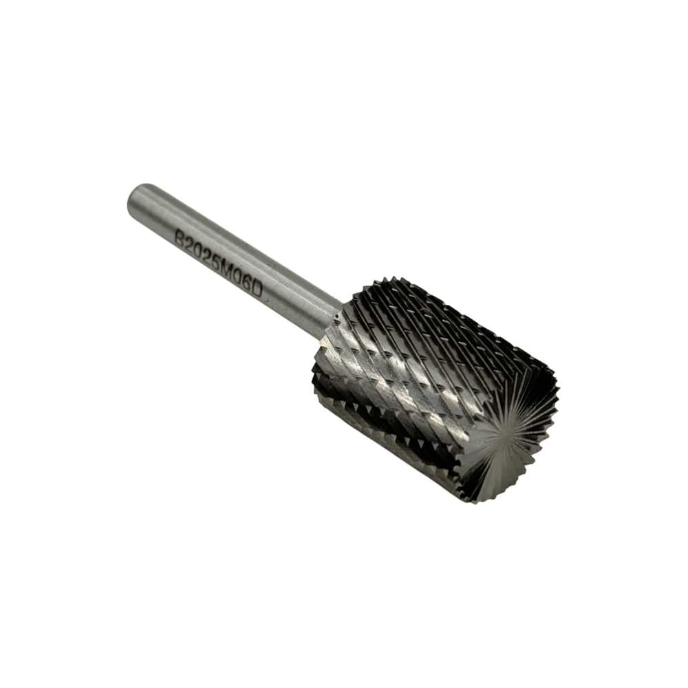 Изображение товара Бор-фреза твердосплавная TORNERI В202506 цилиндрическая 20 мм хвостовик 6 мм