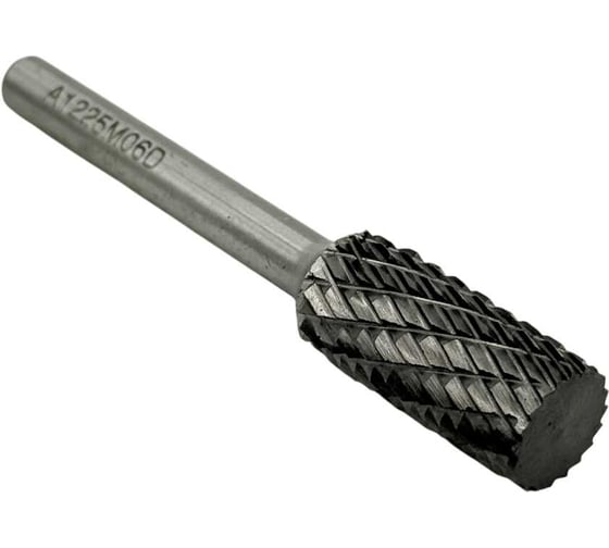Изображение товара Бор-фреза твердосплавная TORNERI тип A122506 (цилиндрическая), 12.0 мм, хв. 6 мм, двойная насечка Т025343