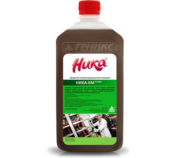 Изображение товара Средство моющее для пищевой промышленности НИКА-КМ пенное, концентрат, 1 кг, ш/к 02568 608981