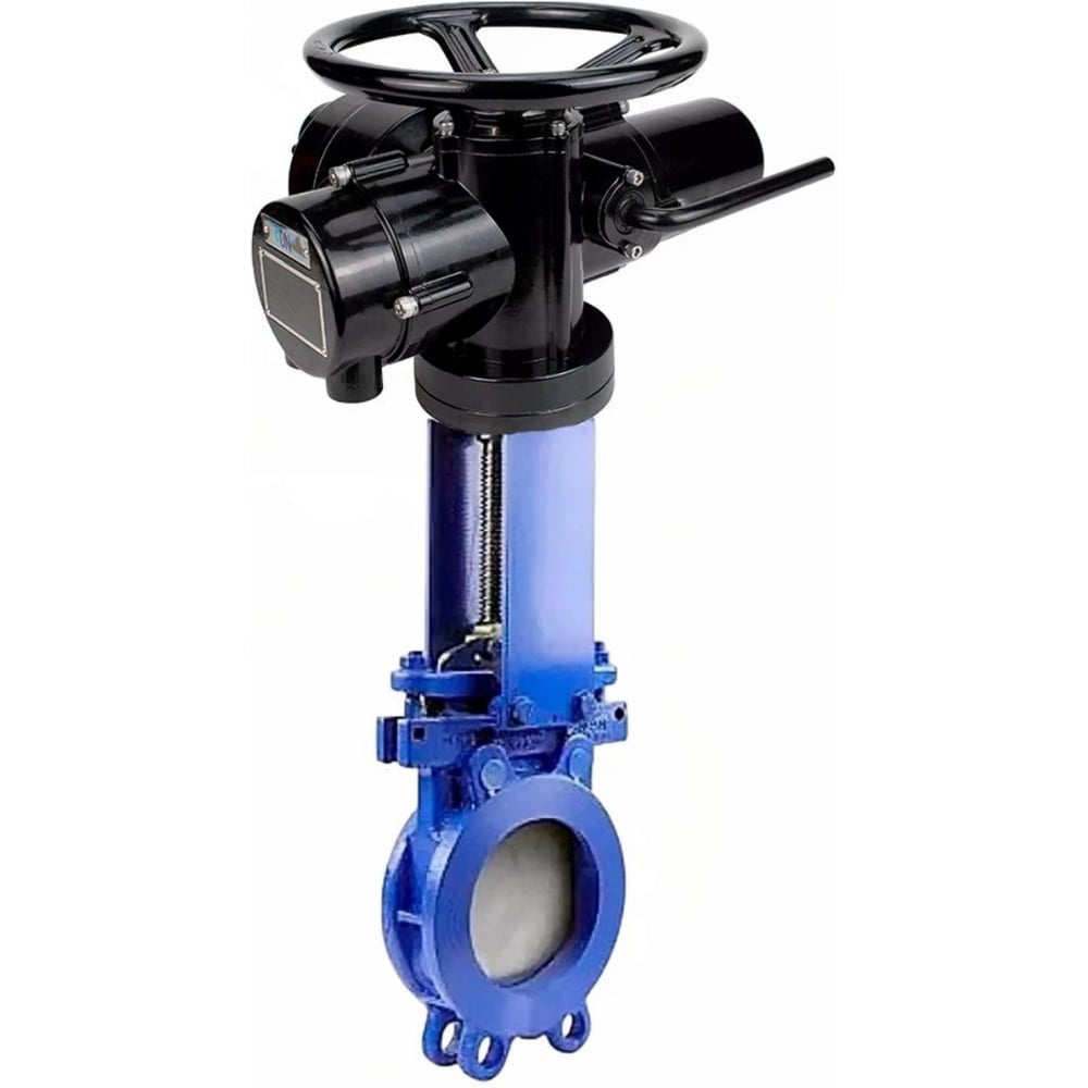 Изображение товара Задвижка шиберная DN.ru GGG40-304-NBR-2W-Fb-ОСТ Ду150 Ру10 с электроприводом WENZ