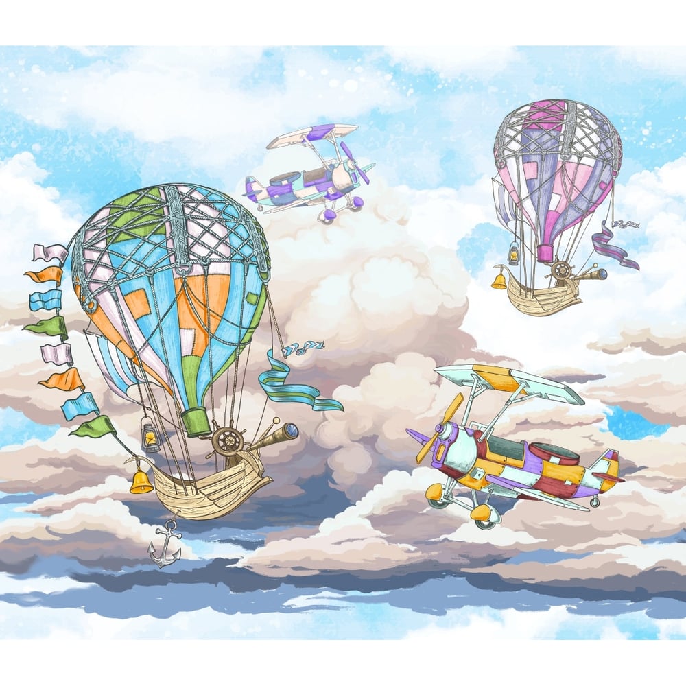 Фотообои Dekor Vinil открытка мини i love you воздушные шары 8 х 6см