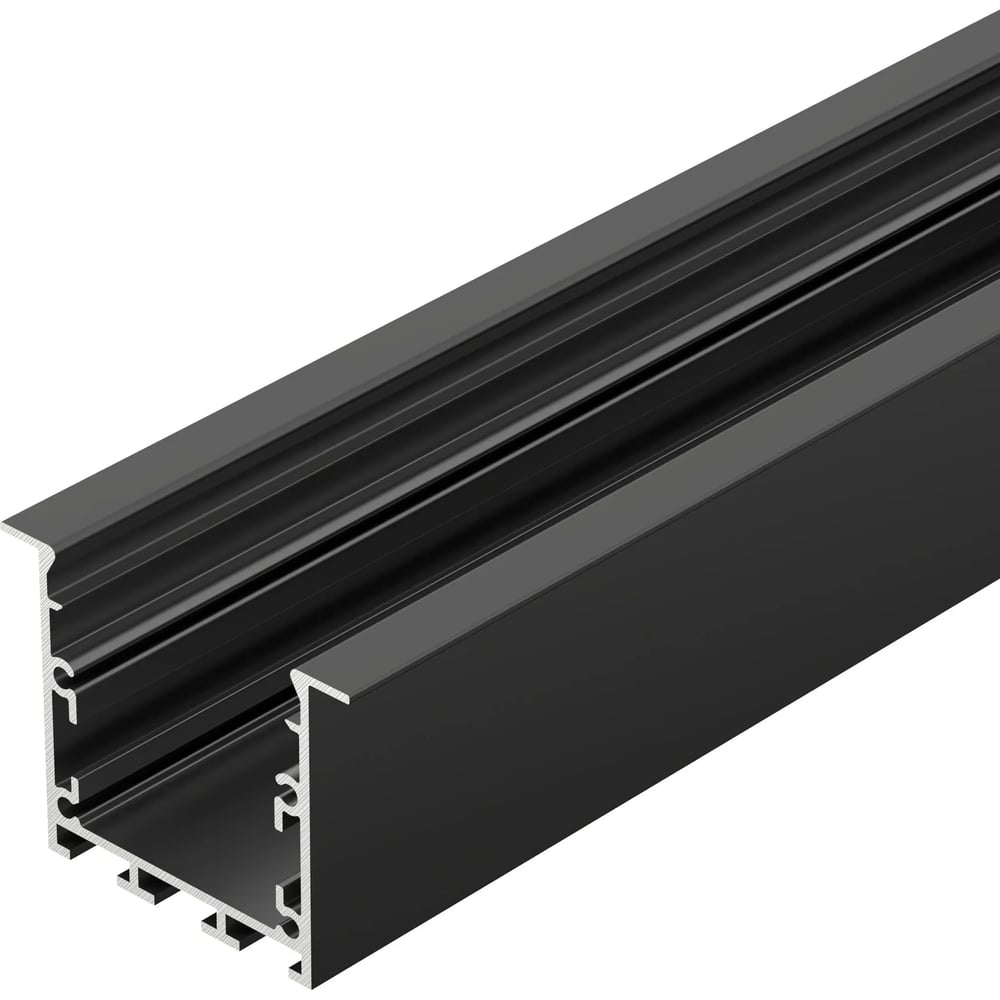 Изображение товара Профиль для освещения Arlight LINIA49-F-M-2000 черный алюминий 2м