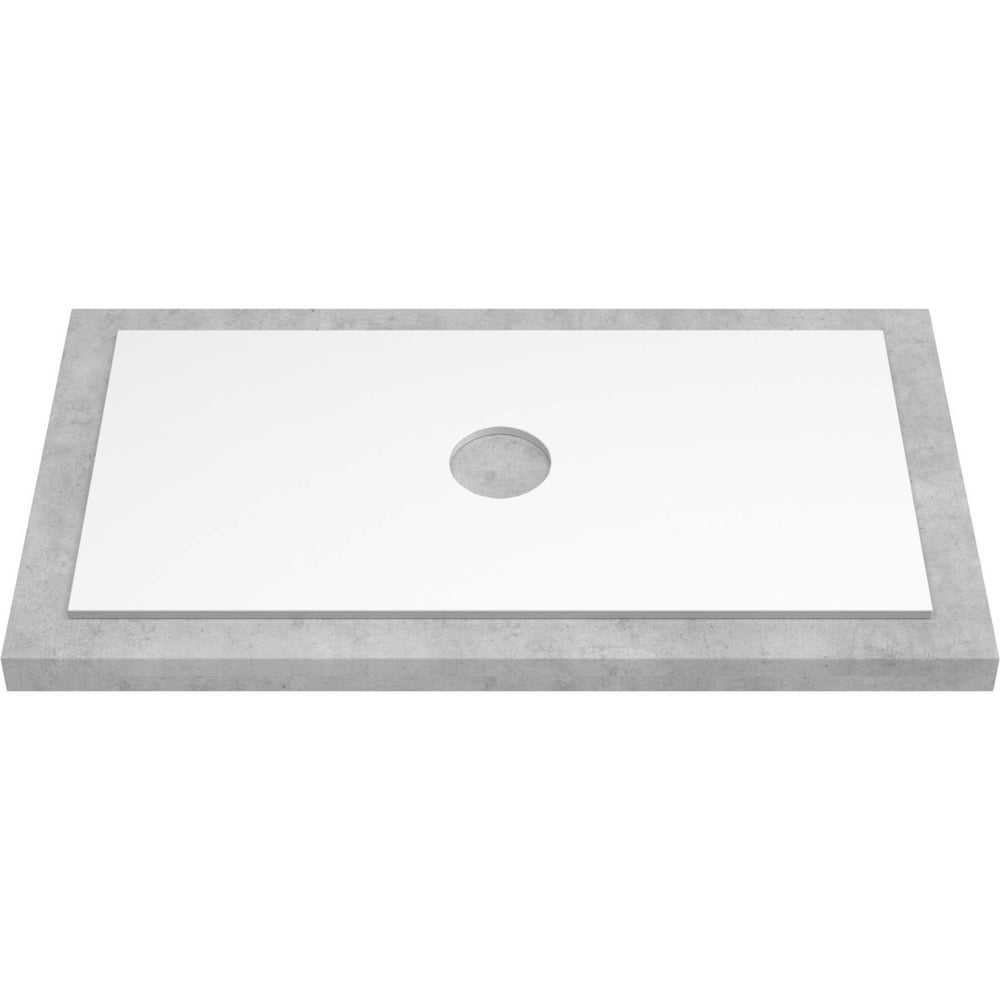 Изображение товара Столешница компакт-плита ЗОВ 13 Белая 795x458 мм с вырезом для раковины