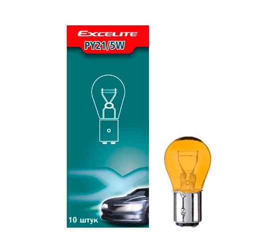 Изображение товара Лампа накаливания Excelite PY21/5W ST 12V 21/5W BAY15d упаковка 10 шт 56700CA